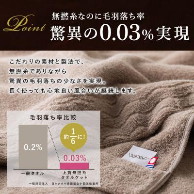 ふるさと納税 今治市 (今治タオル)上質無撚糸タオルケット 1枚 ライトグレー【I004500KT1LGY】 |  | 03