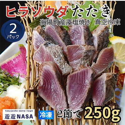 ふるさと納税 海陽町 [2パック|計500g]ヒラソウダ スマ鰹たたき(250g×2P)