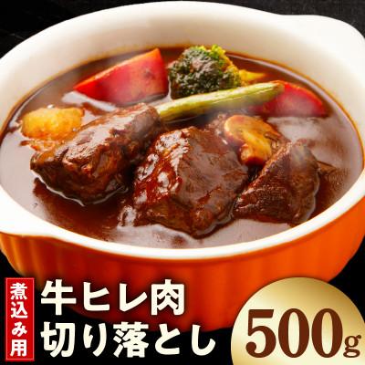 ふるさと納税 泉佐野市 [お試し]煮込み用 牛ヒレ肉 切り落とし 500g 小分け 氷温熟成×極味付け