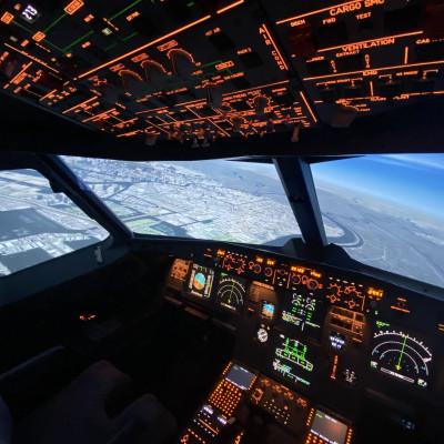 ふるさと納税 大田区 羽田空港 LUXURY FLIGHT 旅客機フライトシミュレーター体験 45分体験チケット 1名様