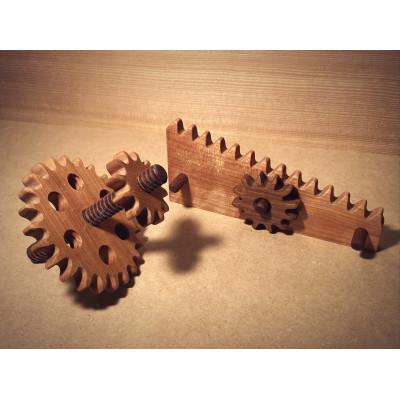 ふるさと納税 日の出町 理系脳育む、天然木の知育おもちゃ「ねじとはぐるま」