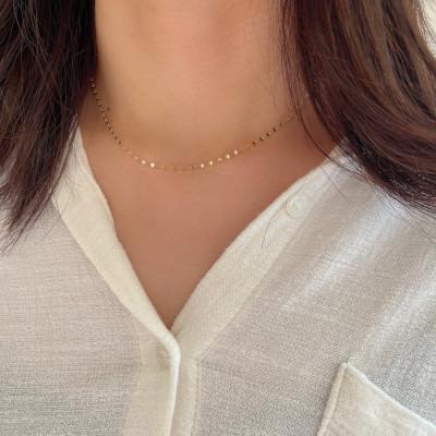 ふるさと納税 中央市 K18ペタルチェーンネックレスの画像