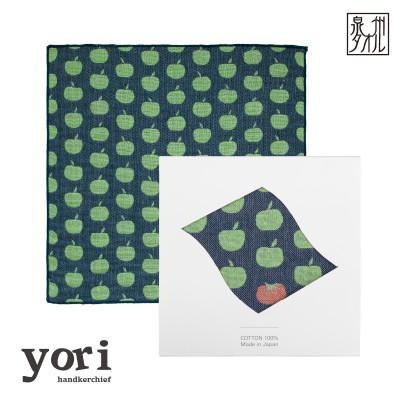 ふるさと納税 泉佐野市 yoriハンカチ単品ハンカチギフト(リンゴとトマト) 泉州タオル ギフト