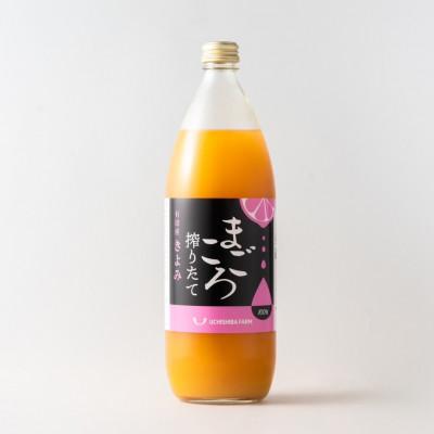 ふるさと納税 美浜町 [まごころ搾りたて]清見 100%ジュース 1000ml 1本