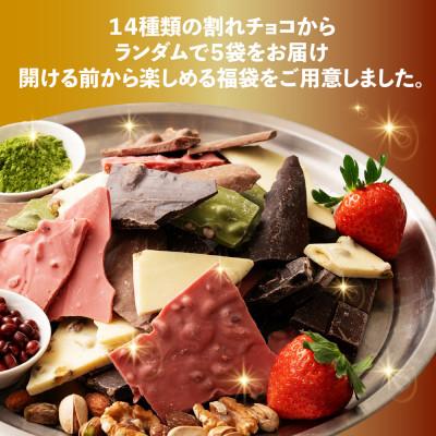 ふるさと納税 静岡市 【訳あり】【福袋】割れチョコ14種類から5袋が届くお楽しみ(内容ランダム・180g×5袋) |  | 01