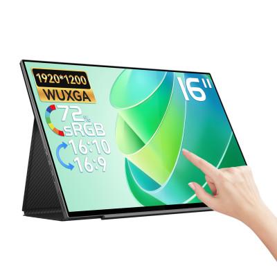 ふるさと納税 寝屋川市 EHOMEWEI モバイルモニター IPS タッチパネル 16インチ FHD 光沢