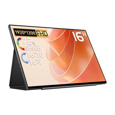 ふるさと納税 寝屋川市 EHOMEWEI モバイルモニター IPS 16インチ FHD 非光沢 薄型