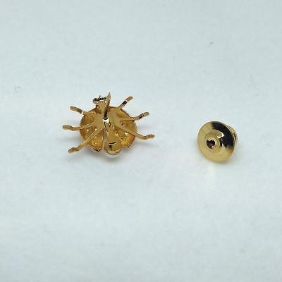 ふるさと納税 伊勢市 真珠ピンクブローチ・てんとう虫(ピンク)(淡水本真珠・ボタン) 2109_2