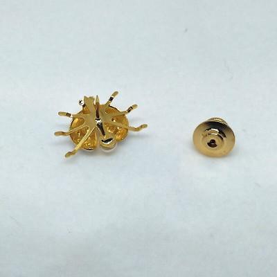 ふるさと納税 伊勢市 真珠ピンクブローチ・てんとう虫(白)(淡水本真珠・ボタン)　2114_2