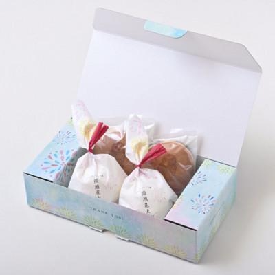 ふるさと納税 東大阪市 《計4個|2種×2個》フルーツパフェ大福「鴻池花火」&「バタドラ」五條堂(GOJODO)　詰合せ |  | 03
