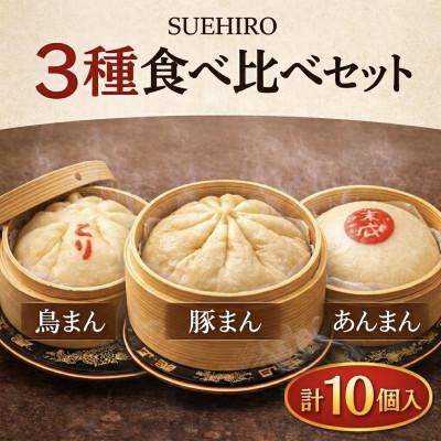 ふるさと納税 横須賀市 中華まん詰合せ(豚まん4個、あんまん2個、鳥まん4個)10個入り