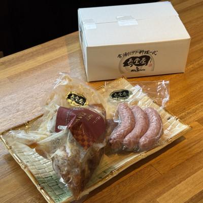ふるさと納税 今帰仁村 [今帰仁アグー専門店 長堂屋]自家製すね肉のすね肉のコンフィ&amp;こだわりソーセージ