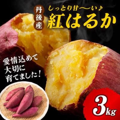 ふるさと納税 京丹後市 あま〜い幸せ♪極上のしっとり感と甘味が特徴 京丹後産 紅はるか 3kg 農家直送