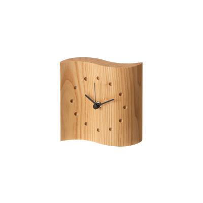 ふるさと納税 旭川市 旭川家具 cosine マイン時計(小) 北海道タモ_05773