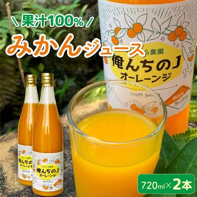 ふるさと納税 牧之原市 「いたくら農園」のクラフトジュースは甘みが最高!みかんジュース 720ml×2本 静岡県牧之原市