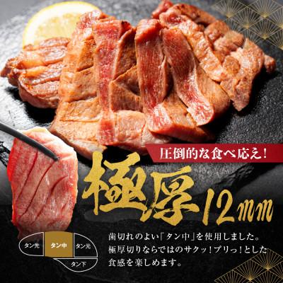 ふるさと納税 東松島市 宮城名物 極厚牛タン 12mm400g×2袋 霜降りやわらか牛タン200g×1袋　食べ比べセット |  | 03