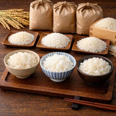 ふるさと納税 与謝野町 先行受付 令和8年新米 コシヒカリ・ゆうだい21・キヌヒカリ精米5kg×3 銘柄米食べ比べ計15キロ