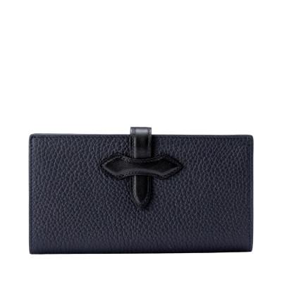 ふるさと納税 豊岡市 豊岡財布 Constructive elements Long Purse MECEL09 ネイビー
