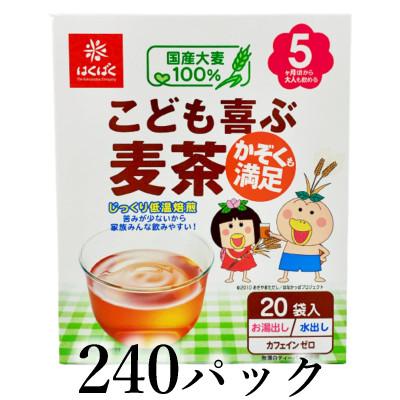 ふるさと納税 南アルプス市 はくばく こども喜ぶ麦茶 240パック