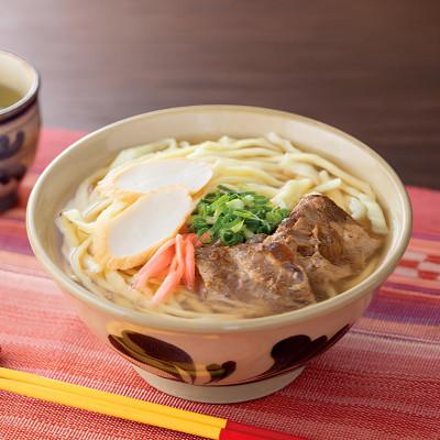 ふるさと納税 与那原町 沖縄そば 三枚肉とソーキ肉付き 欲張り4人前セット