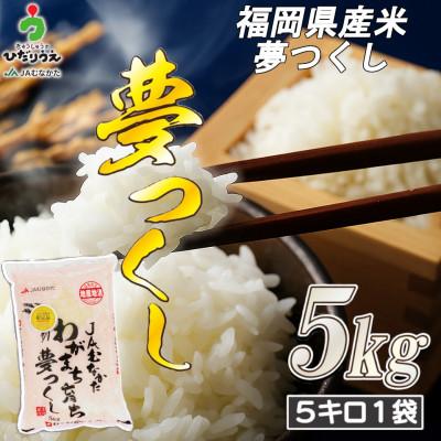 ふるさと納税 岡垣町 JAよりお届け!福岡県ブランド米「夢つくし」5kg(岡垣町)