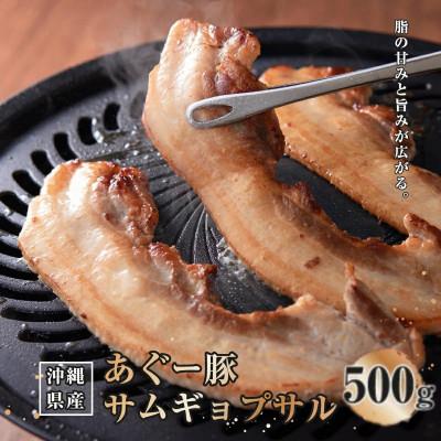 ふるさと納税 南城市 沖縄県産あぐー豚サムギョプサル 500g