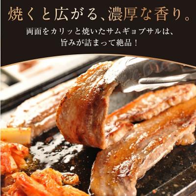 ふるさと納税 南城市 沖縄県産あぐー豚サムギョプサル 1kg(500g×2) |  | 02