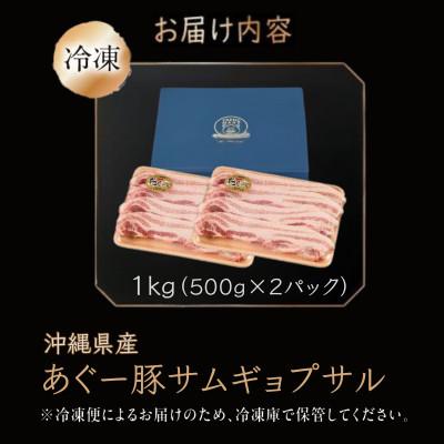 ふるさと納税 南城市 沖縄県産あぐー豚サムギョプサル 1kg(500g×2) |  | 03