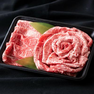 ふるさと納税 佐世保市 長崎和牛肉の華(すき焼き用スライス)ロース200g・赤身250g