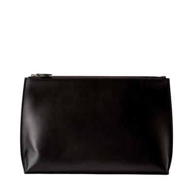 ふるさと納税 豊岡市 豊岡鞄 Fine line Clutch MECL06 ブラック