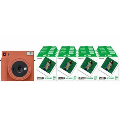 ふるさと納税 南足柄市 「インスタントカメラinstax(TM) チェキ スクエアセット」Terracotta Orange