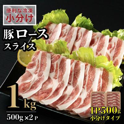 ふるさと納税 佐世保市 長崎県産 豚肉 ローススライス 計約1kg (500g×2)