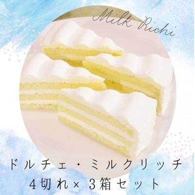 ふるさと納税 横須賀市 「ドルチェケーキ・ミルクリッチ」 計12個(4個入×3箱)