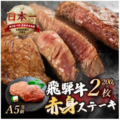 ふるさと納税 本巣市 [A5等級] 飛騨牛モモステーキ400g(200g×2枚) [mt1542]