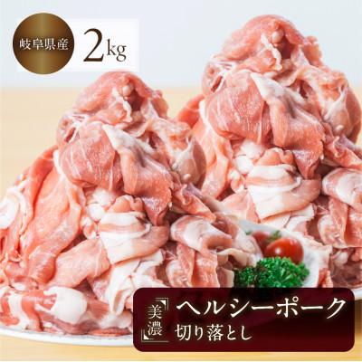 ふるさと納税 本巣市 美濃ヘルシーポーク 切落し 計2kg(500g×4) [mt1544]
