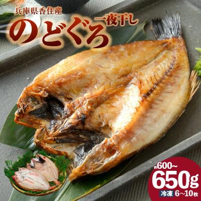 ふるさと納税 香美町 のどぐろ一夜干 冷凍 兵庫県香住産 約600〜650g(6〜10枚)