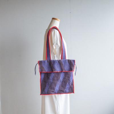ふるさと納税 与謝野町 ネオンラインバッグ ブラウン×パープル[京都府与謝野町]