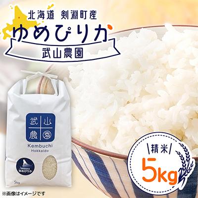 ふるさと納税 剣淵町 [北海道剣淵町]ゆめぴりか 精米 5kg