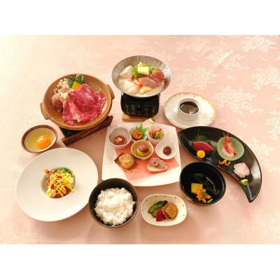 ふるさと納税 大潟村 ホテルサンルーラル大潟 平日限定1泊2食付ペア宿泊券(美食プラン)