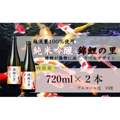 ふるさと納税 小千谷市 [日本酒]純米吟醸「錦鯉の里」720ml×2本 錦鯉ラベル