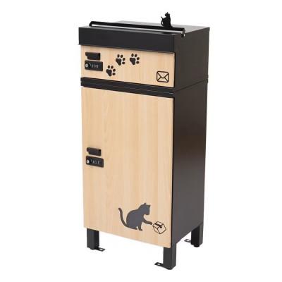 ふるさと納税 小野市 宅配ボックス付ポスト miauler(ミオレ)[ウッドナチュラル]