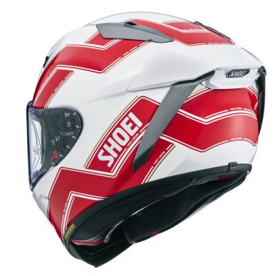 ふるさと納税 稲敷市 SHOEI【X-Fifteen LAWSON(RED/WHITE)】XL PFSチケット付き_1