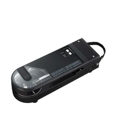 ふるさと納税 越前市 レコードプレーヤー「サウンドバーガー」 AT-SB727 BK