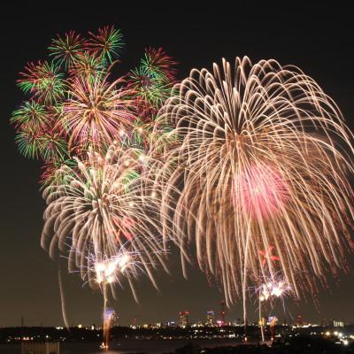 ふるさと納税 我孫子市 [数量限定]手賀沼花火大会アビスタ屋上観覧席(ペア椅子席)+お土産(あびこの産品お菓子セット)