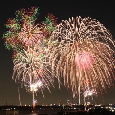 ふるさと納税 我孫子市 [数量限定]手賀沼花火大会アビスタ屋上観覧席(ペア椅子席)+お土産(あびこの産品ビールセット)