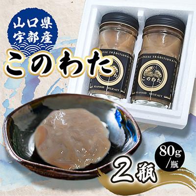 ふるさと納税 宇部市 [宇部産]このわた 80g×2