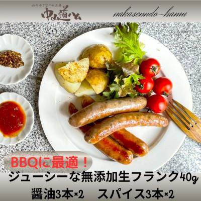 ふるさと納税 瑞浪市 BBQに最適 無添加生フランク 2種類セット