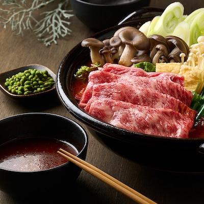 ふるさと納税 養父市 【兵庫県但馬産】牛しゃぶしゃぶ鍋　朝倉山椒香る自家製辛鍋のもとセット　2人前 |  | 02
