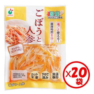 ふるさと納税 射水市 「うまみ丸ごと野菜 国産ごぼうと人参 100g」×20袋