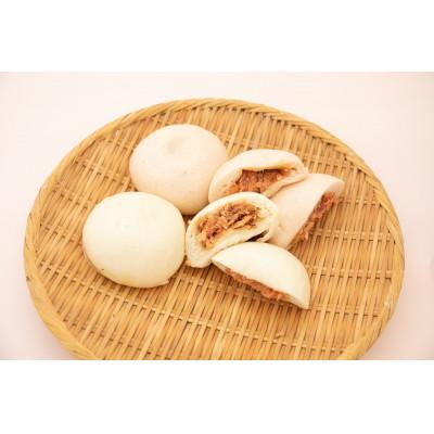 ふるさと納税 斜里町 [知床の中華まん]知床チェプ饅 3個 鮭ちゃんちゃん焼き中華まん プレーン